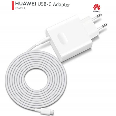 Chargeur Huawei 65W avec câble USB-C 180 cm
