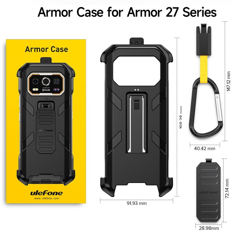 Coque De Protection Robuste Ulefone Armor 27 | Housse TPU+PC Anti-choc - Noir