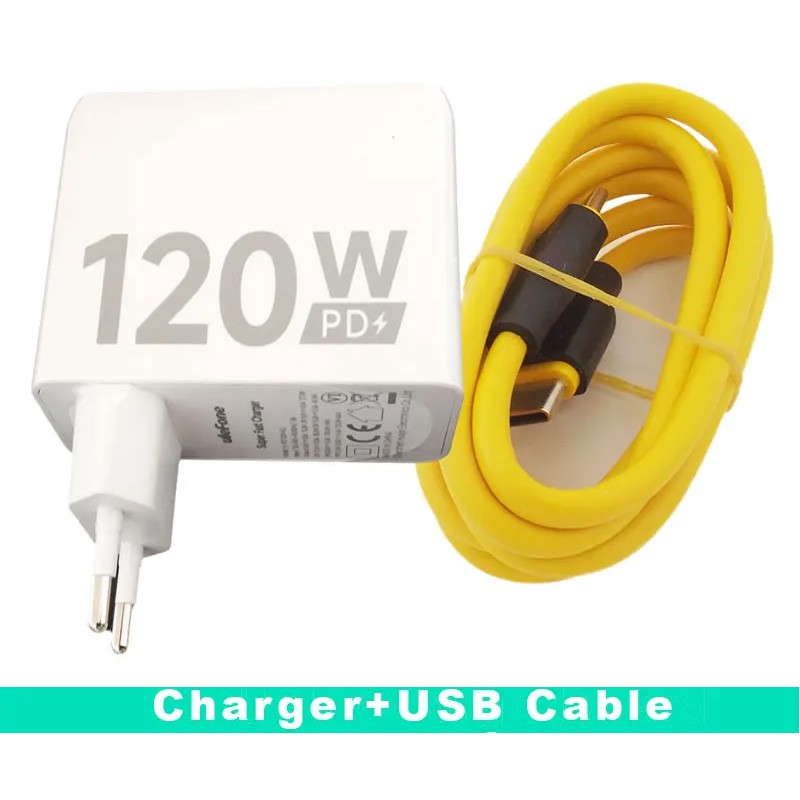 Chargeur Ultra-rapide PD 66W Pour Ulefone Armor 17 18 19 24 - Adaptateur Secteur USB-C - Neuf Avec Garantie