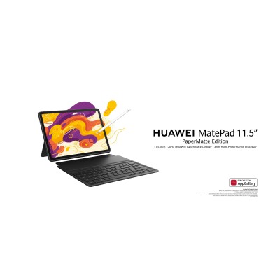 HUAWEI MatePad PaperMatte Edition Tablette 11,5″S 8 Go + 256 Go, écran FullView 2,8 K, boîtier en métal unibody Fin de 6,2 mm, Batterie 8800 mAh, Wi-FI, Gris sidéral + FreeBuds 5i